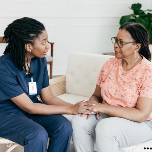 Adjo providing Companionship & Light Support to an Edmonton senior in their home